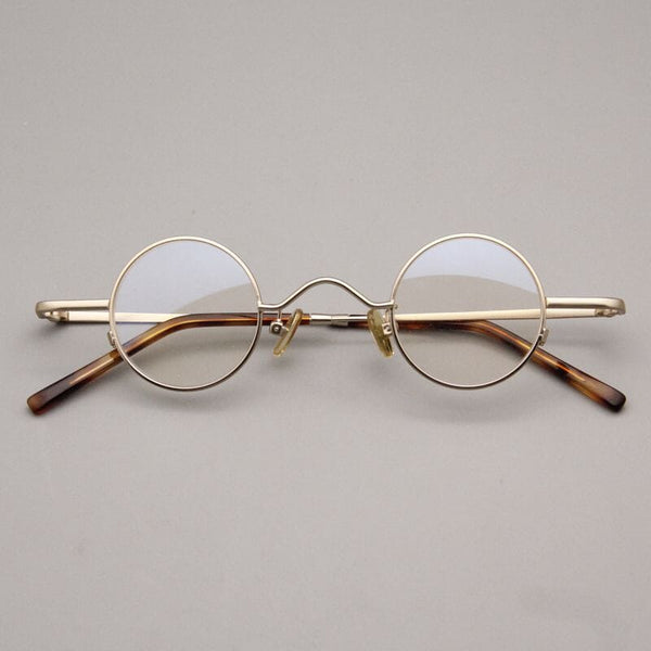 Lanar Retro Small Round Glasses Frame