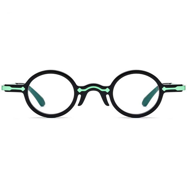 LeifRetro Small Round Acetate Glasses Frame