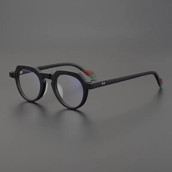 Mateo Round Retro Acetate Glasses Frames