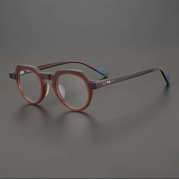 Mateo Round Retro Acetate Glasses Frames