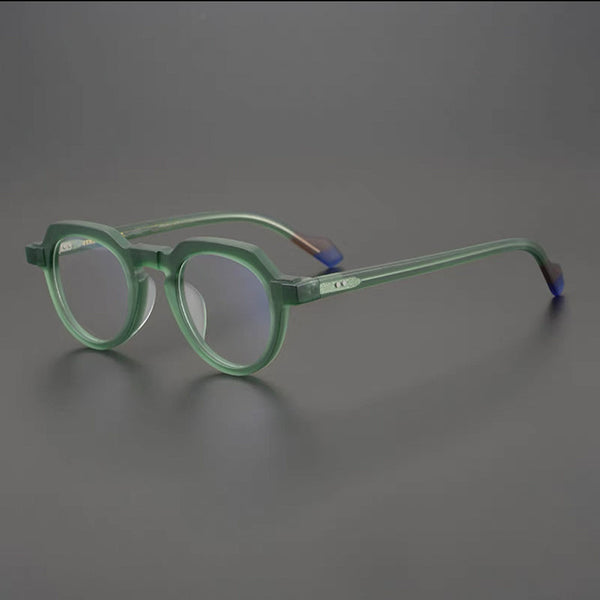 Mateo Round Retro Acetate Glasses Frames