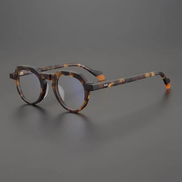 Mateo Round Retro Acetate Glasses Frames