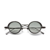 Boell Round Titanium Glasses Frame With Magnetic Sunglasses Clips