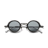 Boell Round Titanium Glasses Frame With Magnetic Sunglasses Clips