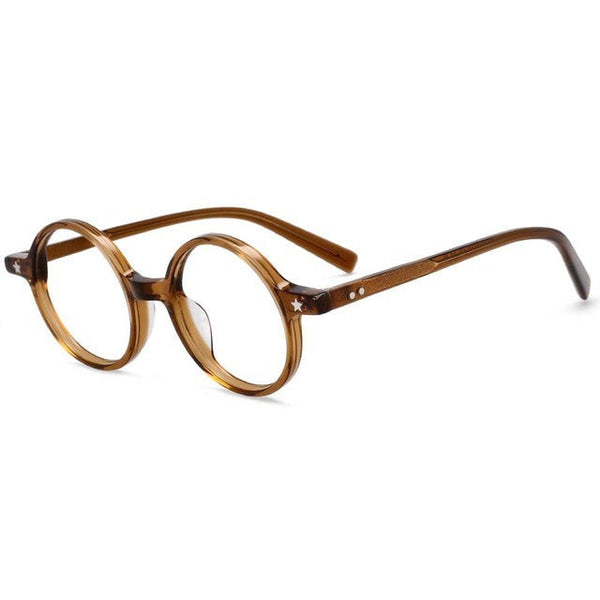 Milo Retro Round Acetate Glasses Frame