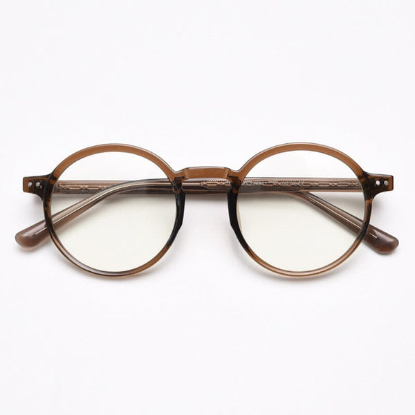 Mindy Vintage TR90 Round Eyeglasses