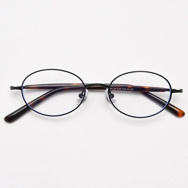 Nikki Vintage Oval Eyeglasses Frame