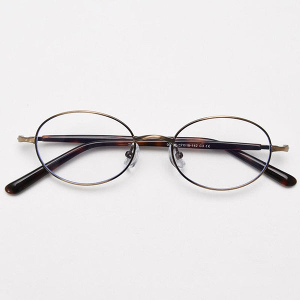 Nikki Vintage Oval Eyeglasses Frame