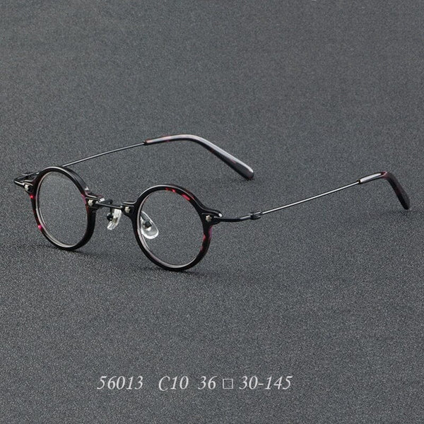 Orita Small Punk Round Glasses Frame