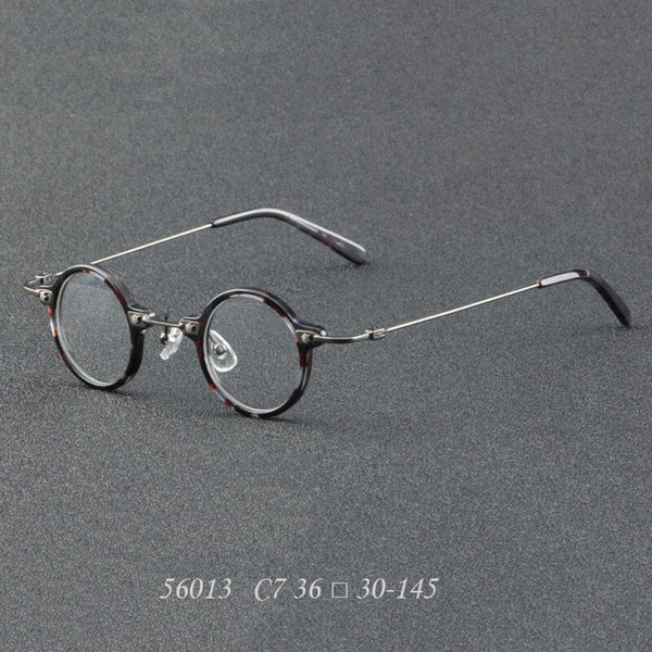 Orita Small Punk Round Glasses Frame