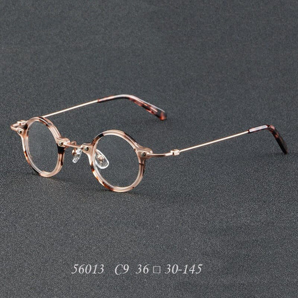 Orita Small Punk Round Glasses Frame