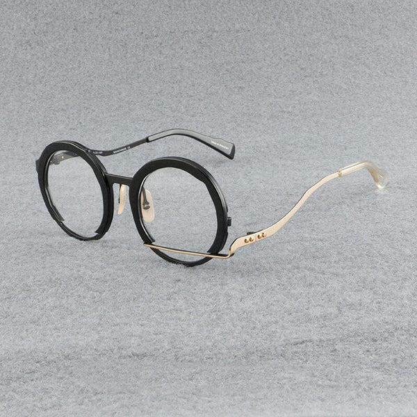 Paddy Retro High-Grade Hand-Made Round Glasses Frames