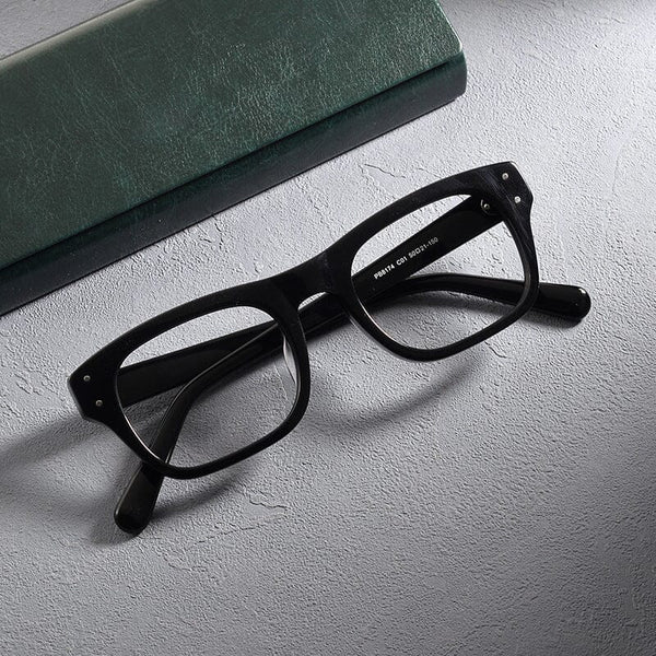 Powell Retro Rectangle Acetate Glasses Frame