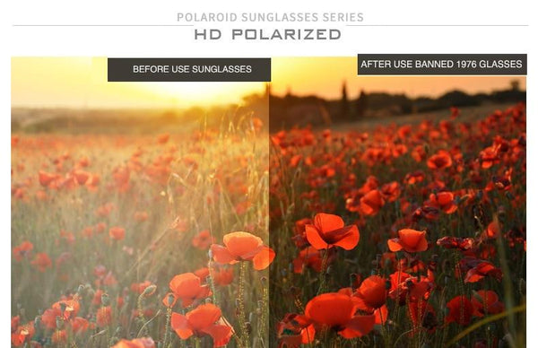 Retro Round Metal HD Polarized Steampunk Sunglasses