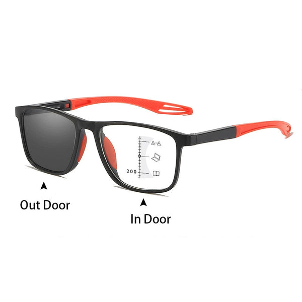 Ultra-Light Multifocal Photochromic Progressive Anti-Blue Light Reading Glasses-CML029