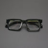 Ricardo Retro Rectangle Acetate Glasses Frame
