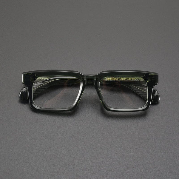 Ricardo Retro Rectangle Acetate Glasses Frame