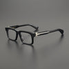 Ricardo Retro Rectangle Acetate Glasses Frame