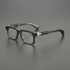 Ricardo Retro Rectangle Acetate Glasses Frame