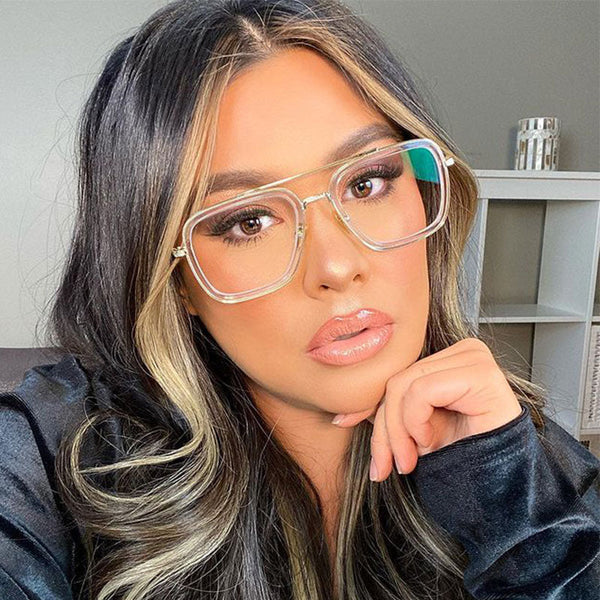 Roee Titanium Retro Glasses