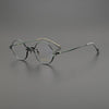 Secg Retro Round Titanium Glasses Frame