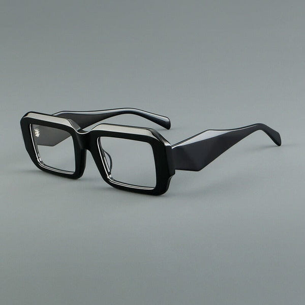 Tolson Retro Rectangle Acetate Glasses Frame