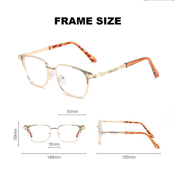 Retro Multifocal Blue Light Blocking Reading Glasses CML9002