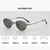 Burwell Titanium Vintage Eyeglasses Frame With Sunglasses Clips