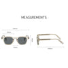 Acetate Retro Steampunk Polarized Sunglasses - CMS0221