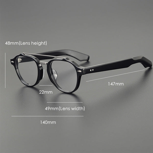Burke Retro Acetate Glasses Frame