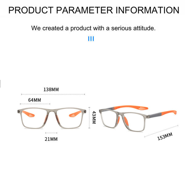 Ultra-Light Multifocal Photochromic Progressive Anti-Blue Light Reading Glasses-CML029