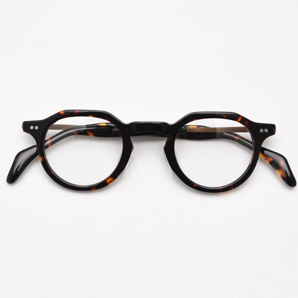 Spike Vintage Acetate Round Optical Glasses Frame