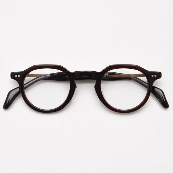 Spike Vintage Acetate Round Optical Glasses Frame