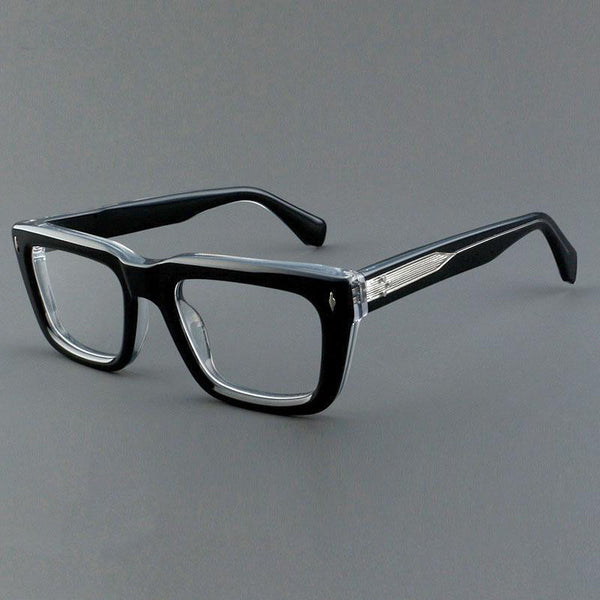 Majeed Retro Rectangle Acetate Glasses Frame