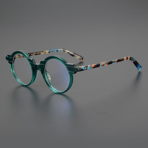 Talon Acetate Round Eyeglasses Frames