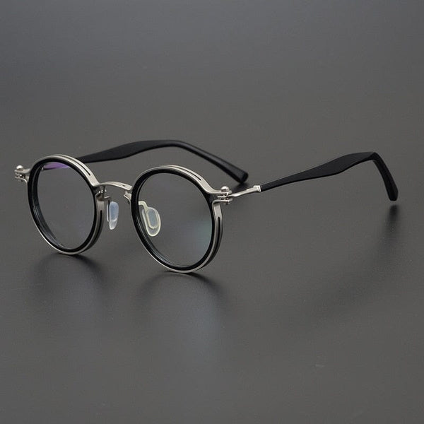 Tate Vintage Round Acetate Glasses Frame