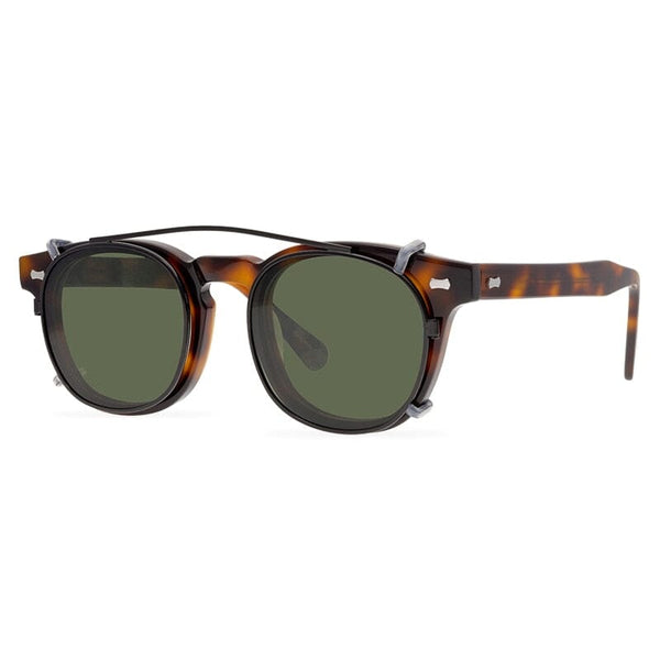Trace Acetate Glasses Frame With sunglasses Clips