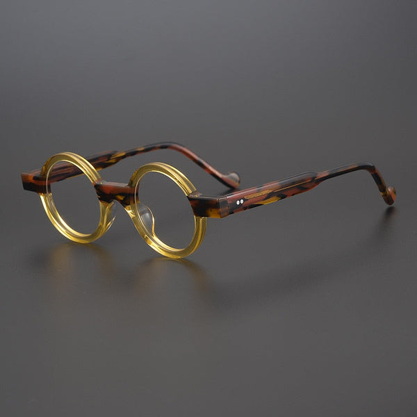Veda Vintage Round Acetate Glasses Frame