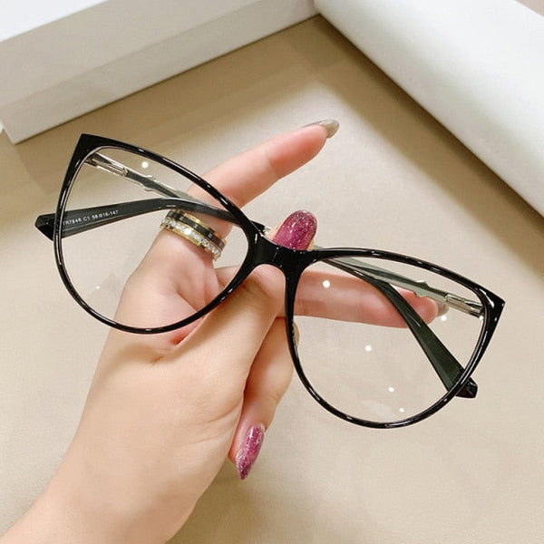 Winni Transparent Fashion Cat Eye Glasses Frame