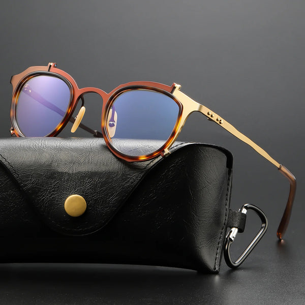 Wren Titanium Retro Hand Made Glasses Frames