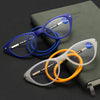 CAT-EYE HALTER NECK SILICONE SOFT CORD ANTI-BLUE LIGHT READING GLASSES