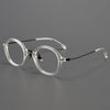 Titanium Vintage Round Eyeglasses FramesBT55003