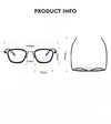 Retro Titanium Square Glasses Frame5861