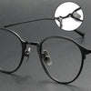 Titanium Vintage Round Eyeglasses Frames KJ-40