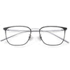 MEN'S BUSINESS CASUAL ULTRA-LIGHT STEEL TITANIUM ANTI-BLUE LIGHT FLAT MIRROR