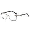 MEN'S HALF-FRAME SQUARE ANTI-BLUE LIGHT READING GLASSES