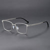 Retro Titanium Square Glasses Frame 80995