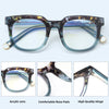 SIMPLE SQUARE ANTI-BLUE LIGHT READING GLASSES