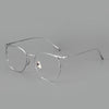 Titanium Geometric Glasses Frame ST10901