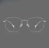 Titanium Geometric Glasses Frame ST122217